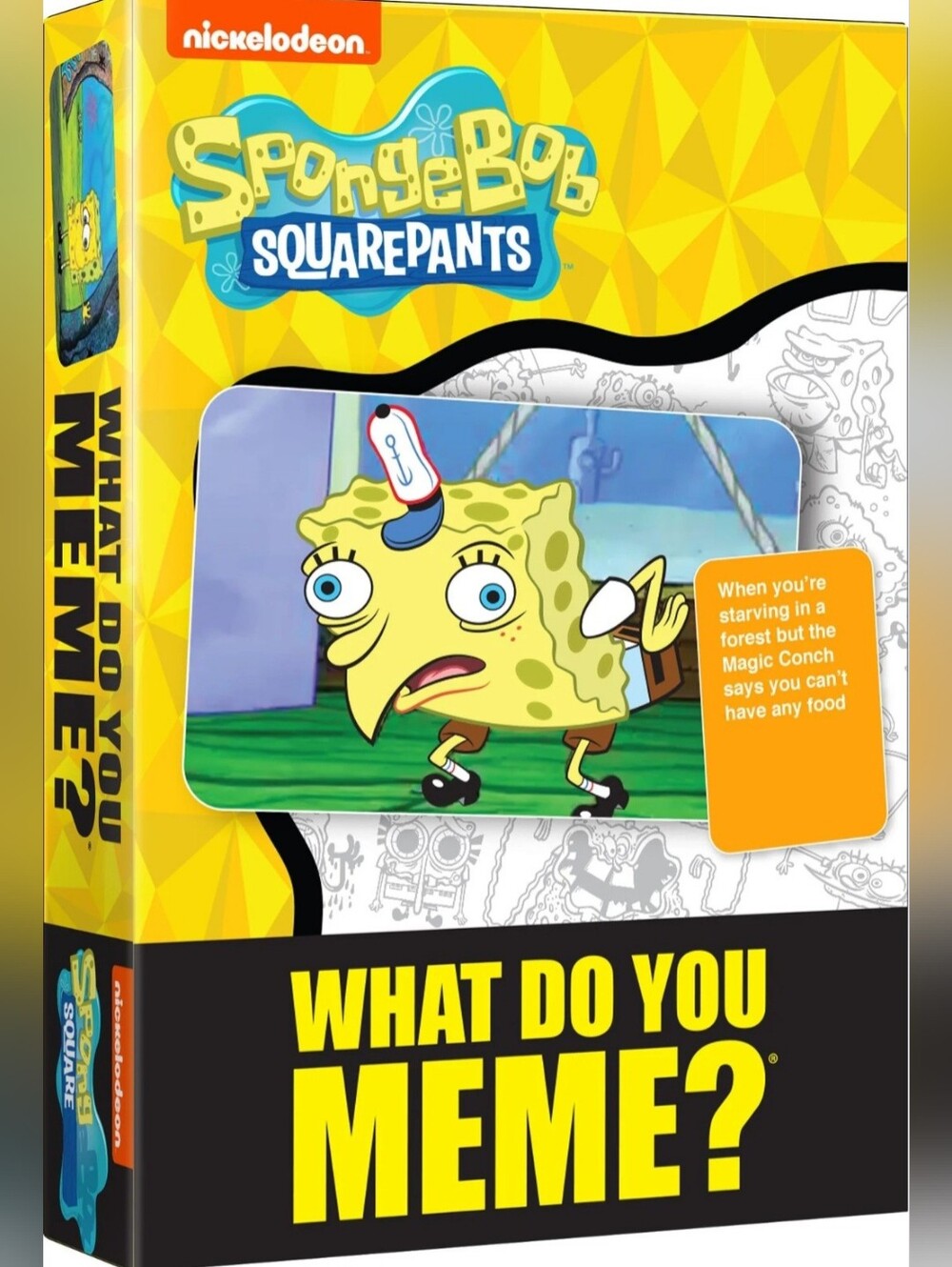 Nickelodeon SpongeBob SquarePants What Do You Meme? Family Edition Card Game.